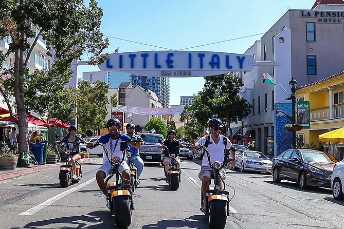 1Hr GPS Self Guided Scooter Tour: Harbor/Gaslamp Quarter - Balboa Park and the San Diego Zoo from the scooter