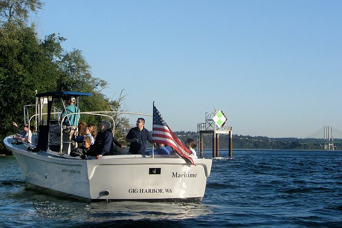 2 Hour Guided Boat Tour in Gig Harbor and Narrows Bridges - Point Defiance Park from the edge of Puget Sound