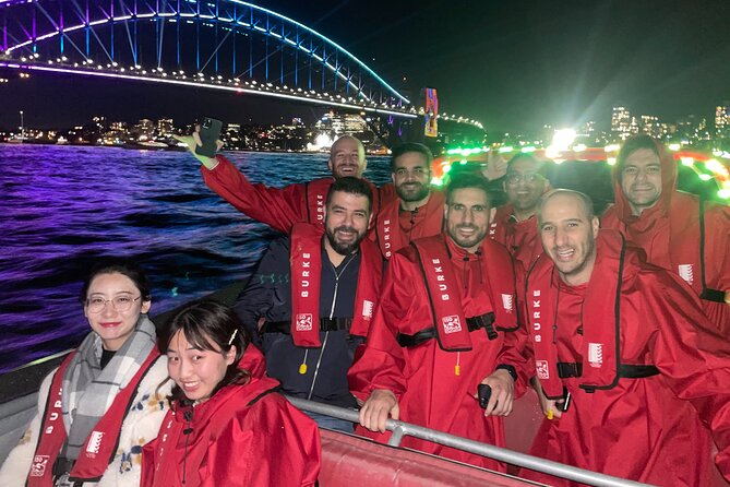 30-Minute Sydney Harbour Jet Boat Ride on Thunder Twist - Luna Park, music, and the main thrill section
