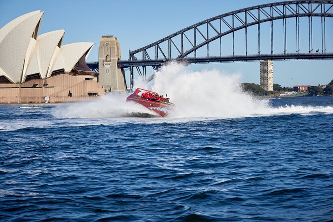 30-Minute Sydney Harbour Jet Boat Thrill Ride - Fort Denison, naval ships, and the wider harbour