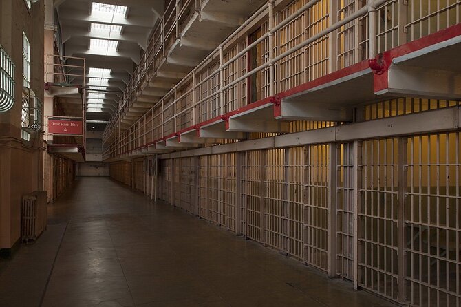 Alcatraz Day Tour and San Francisco Bay Cruise - The uphill walk to the Cellhouse