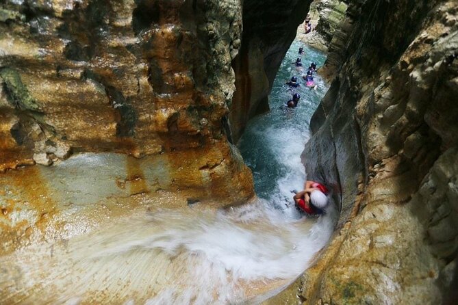 Amber Cove and Taino bay Cruise Ship – 7 Waterfalls - Walking into Damajagua National Park
