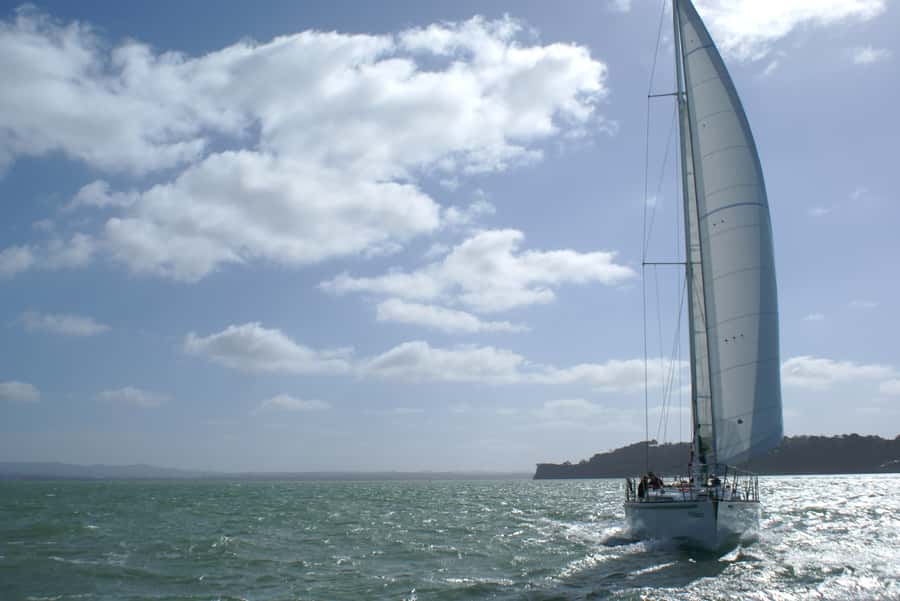 Auckland Harbour 1.5-Hour Sailing Cruise - Under the Auckland Harbour Bridge
