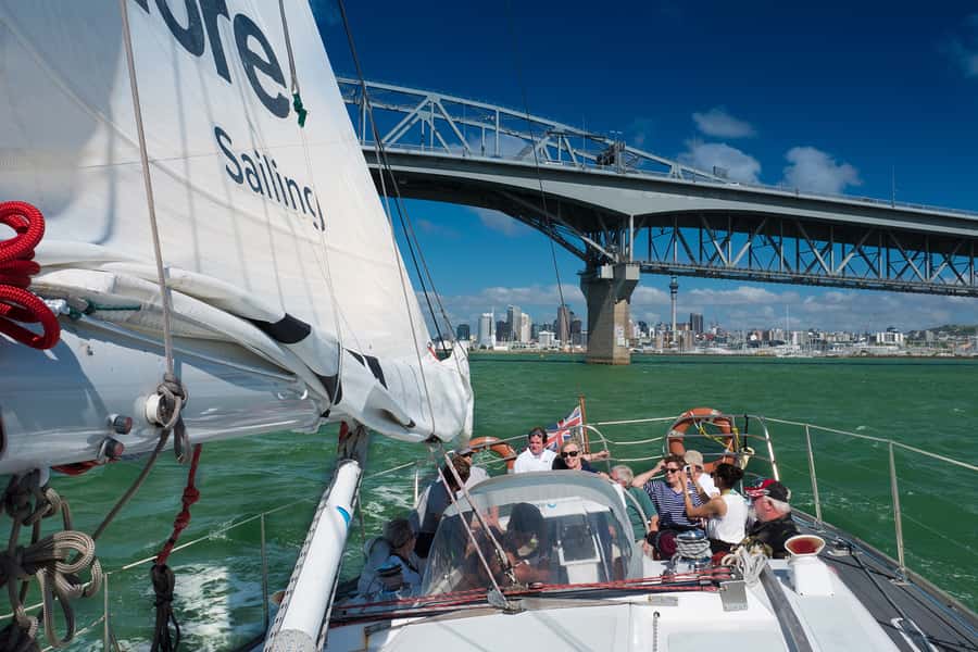 Auckland Harbour 1.5-Hour Sailing Cruise - Coffee, hot chocolate, and a little comfort onboard