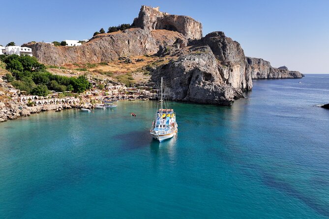 Bay to Bay Cruise in Lindos - What the boat day feels like