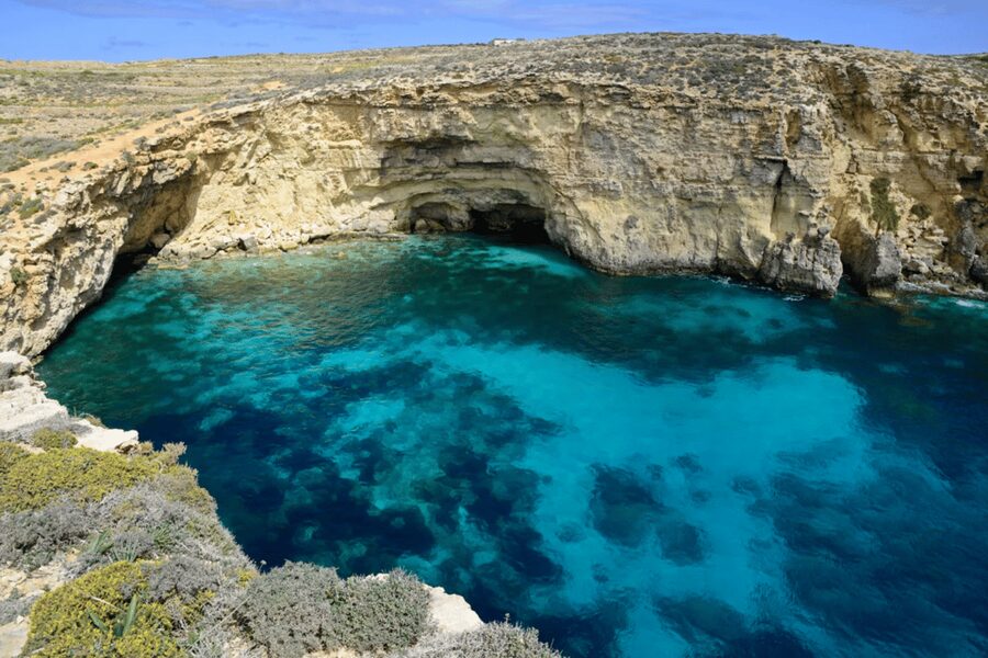 BBQ Bay Cruises: Elephant Rock, Blue Lagoon, Gozo & Comino - Comino’s caves, coves, and Elephant Rock