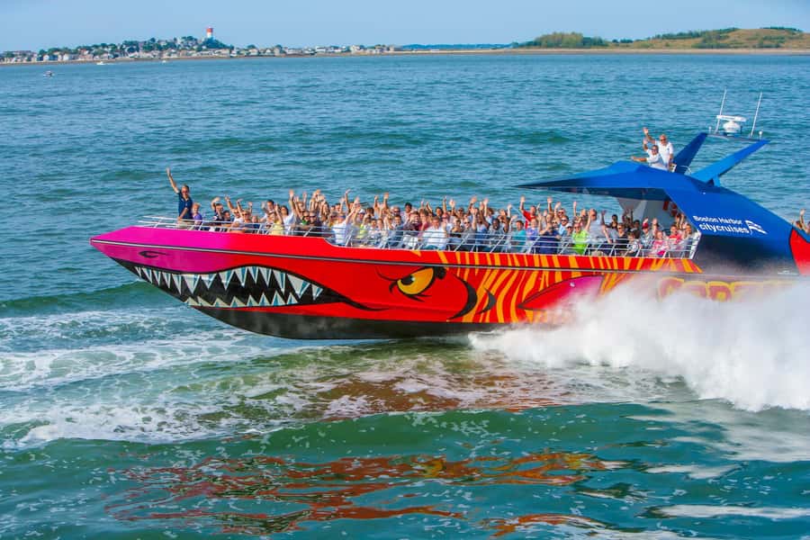 Boston: City Cruises Harbor Codzilla High Speed Thrill Boat - The 45-Minute Ride: From Engines to Spins