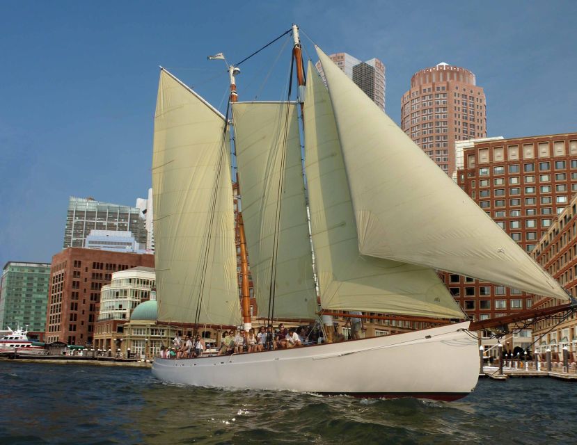 Boston: Downtown Harbor Sailing Cruise - The Charleston Navy Yard and skyline views