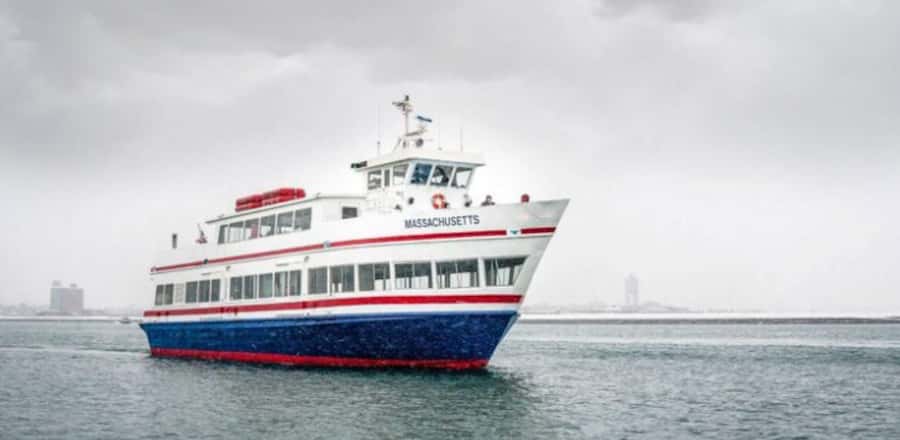 Boston Harbor: Full Moon Cruise with Champagne Option - East Boston and Charlestown on the return