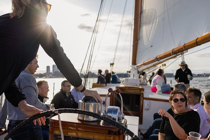 Boston Harbor Sunset Sail Tour - Setting sail from Rowes Wharf