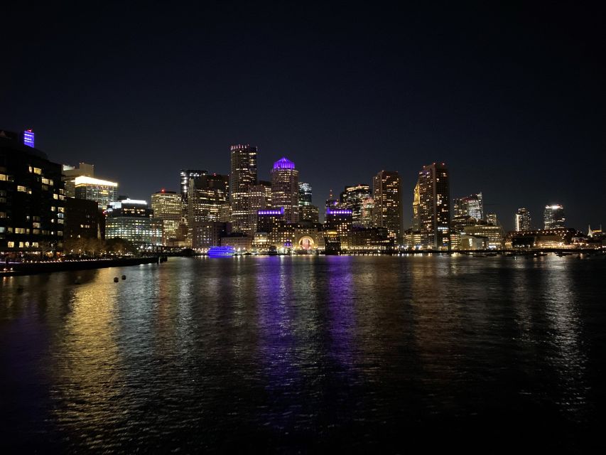 Boston: Scenic Moonlight Harbor Cruise - Logan Airport and the East Boston waterfront
