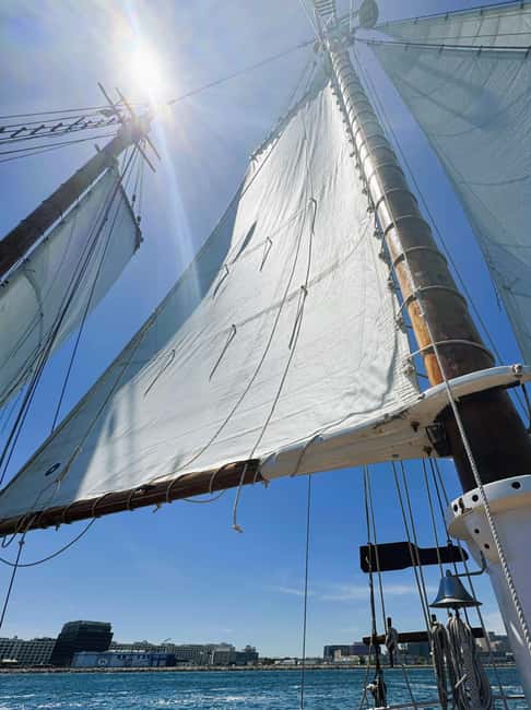 Boston: Tall Ship Harbor Sail - Sailing beneath the Boston skyline