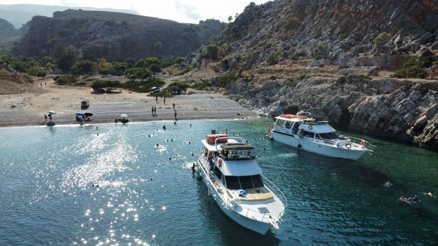Chania: Menies Beach & Chironisia Bay Cruise with Snorkeling - Key points to know before you book