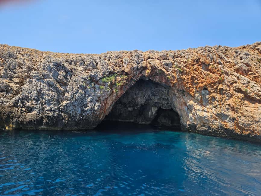 Chania:Souda Bay Cruise to Sea Caves & Beaches with pick up - Practical tips for a smoother day