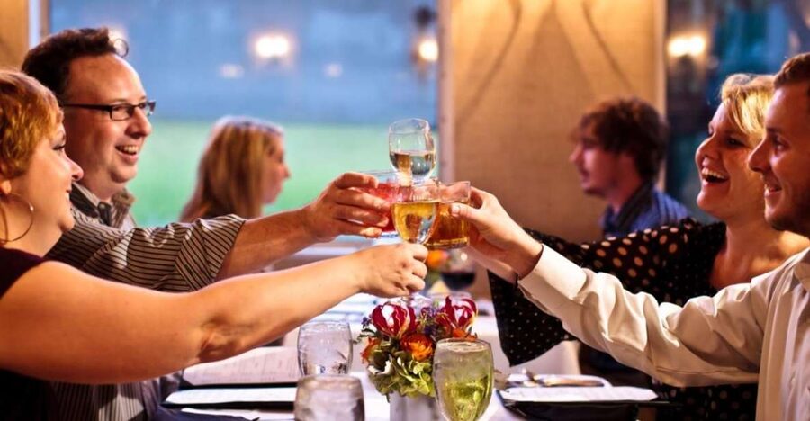 Charleston: Luxury Harbor Dinner Cruise - Dinner, from she-crab soup to shrimp and grits