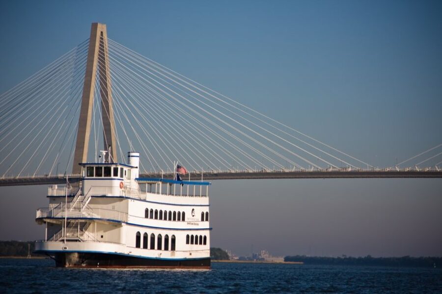 Charleston: Luxury Harbor Dinner Cruise - The route from Patriots Point to Charleston Harbor