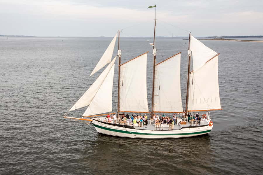 Charleston: Schooner Sailing Harbor Tour & Dolphin Watch - Key points to know before booking