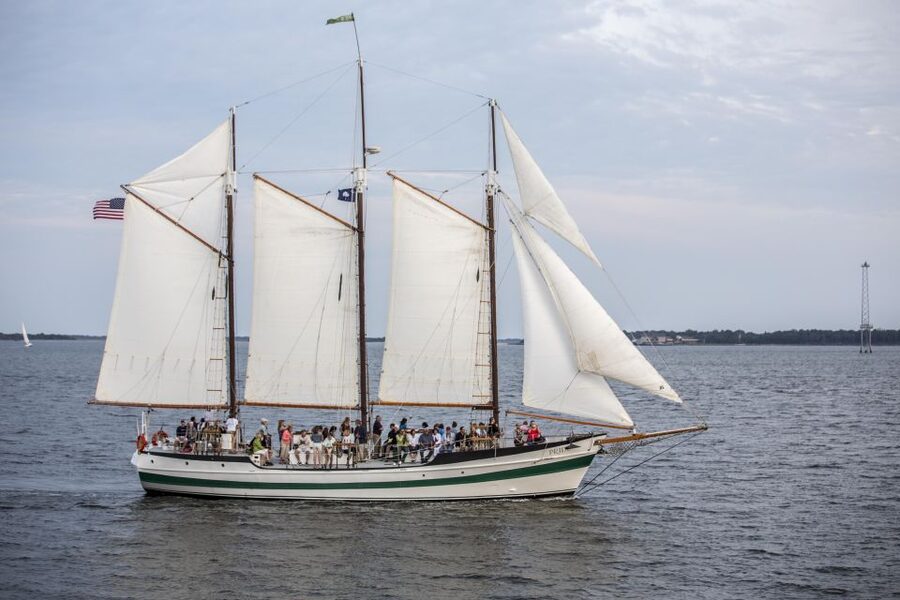 Charleston: Schooner Sailing Harbor Tour & Dolphin Watch - Dolphin watching is hopeful, not promised