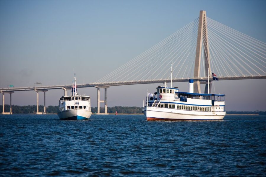 Charleston: Sightseeing Harbor Tour & Dolphin Watch - Castle Pinckney and the wider harbor view