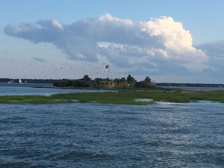 Charleston: Sunset Harbor Cruise - Sunset colors, music, and the city lighting up