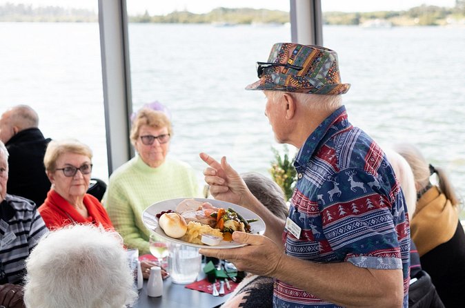 Christmas Lunch Cruise on Newcastle Harbour - Queens Wharves, Honeysuckle, and city views