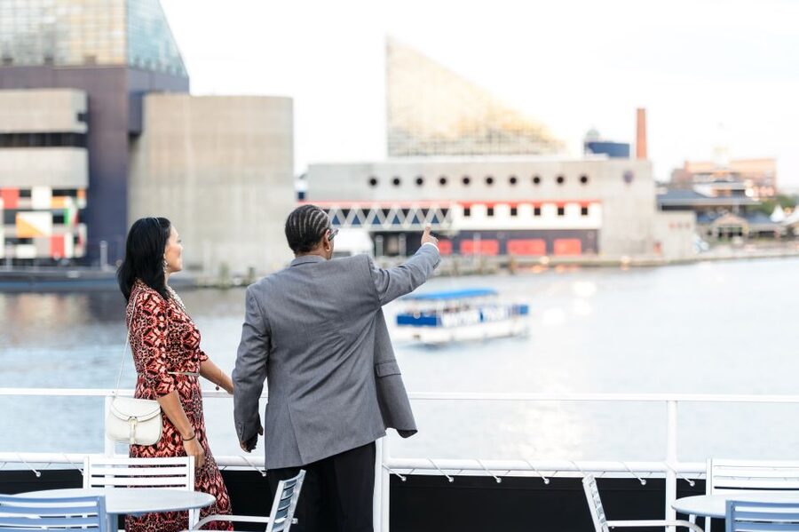 City Cruises Baltimore: Dinner & Dance Harbor Cruise - A buffet with plenty of familiar choices