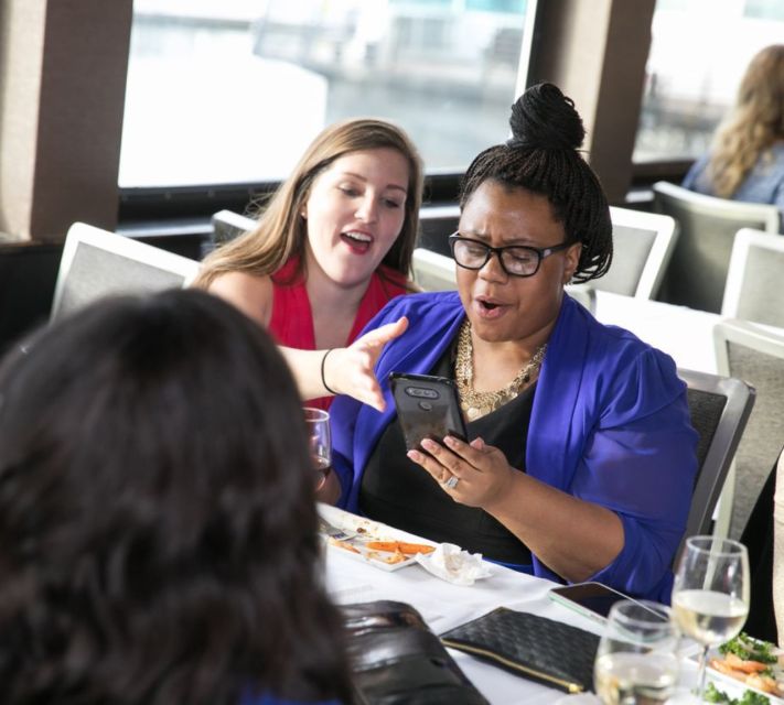 City Cruises Baltimore: Dinner & Dance Harbor Cruise - The outdoor deck and Baltimore views