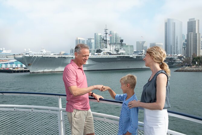 City Cruises San Diego: Scenic 90-Minute Narrated Harbor Tour - Shelter Island and Harbor Island from the water