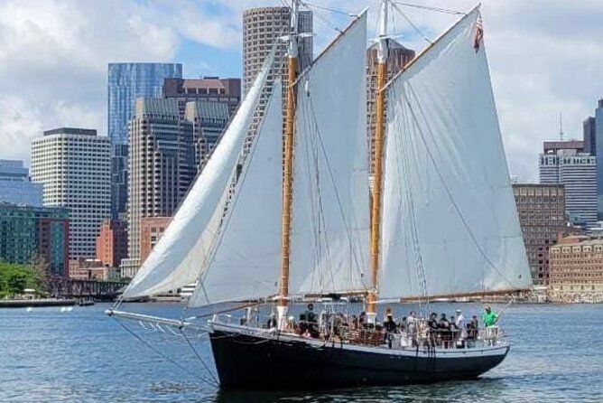 Classic Tall Ship Cruise in Boston Harbor - Sailing past Boston’s waterfront and airport