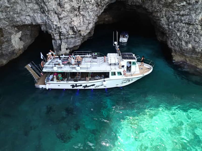 Comino Blue Lagoon & Crystal Lagoon - 3 Bay Cruise - Blue Lagoon works best from the water
