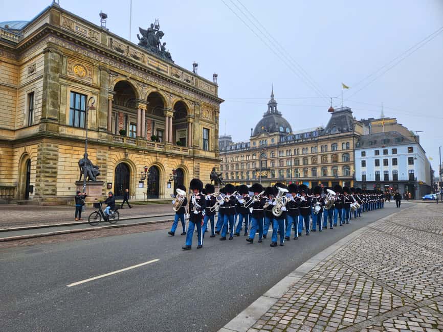 Copenhagen Combo: Walking Tour, Harbor Ferry & Royal Guards - Tivoli, Glyptotek, and the road toward Christiansborg