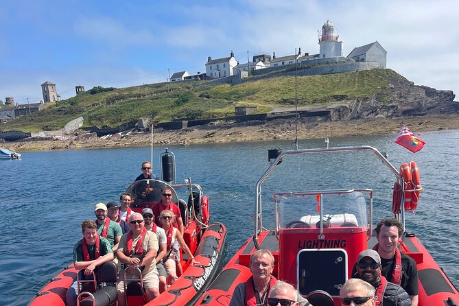 Cork Harbour RIB Tour - Passing Spike Island without leaving the boat
