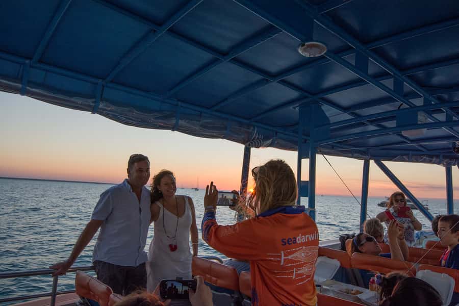 Darwin: Sunset Harbour Cruise with Fish and Chips Dinner - Seeing Darwin Harbour from the water