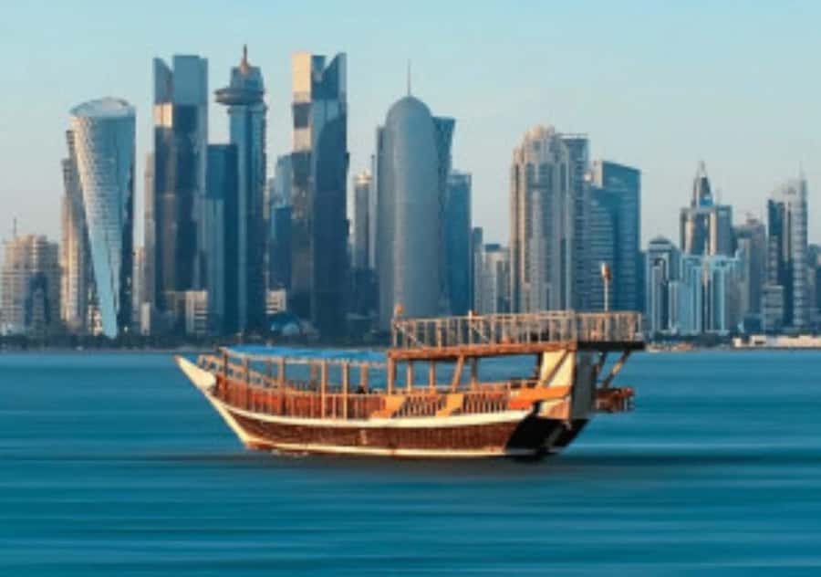 Doha: Traditional Dhow Cruise with Harbour and Skyline View - Boarding near Doha Corniche