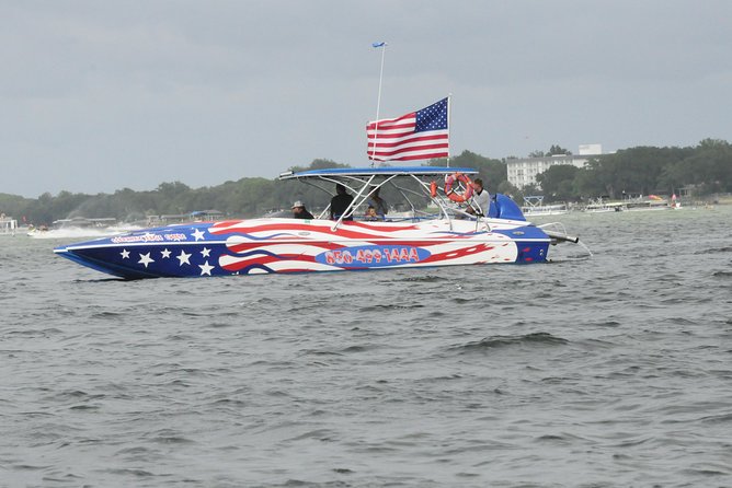 Dolphin-Watching Speedboat Cruise in Destin Harbor - The value of $58.85 per person
