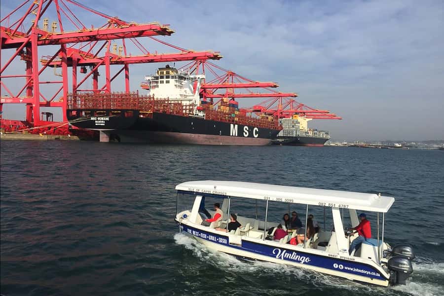 Durban: 30-Minute Harbor Boat Cruise - The first minutes on the boat