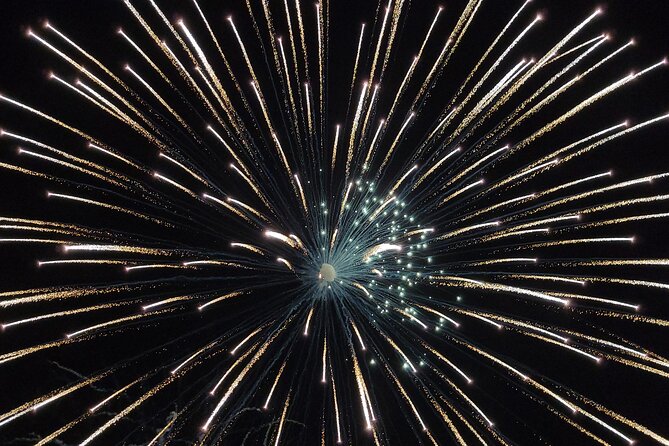 Fireworks Cruise in Destin Harbor aboard the hydrojet - Taking photos from the water