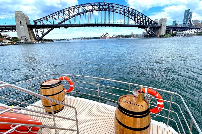 Golden Glow Sunset Sydney Harbour Cruise - Luna Park’s smiling entrance