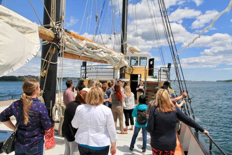 Halifax: Tall Ship Harbor Sailing Cruise with Live Music - The safety briefing and first look at Halifax Harbour