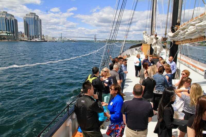 Halifax: Tall Ship Harbor Sailing Cruise with Live Music - Raising the largest sails in Halifax Harbour
