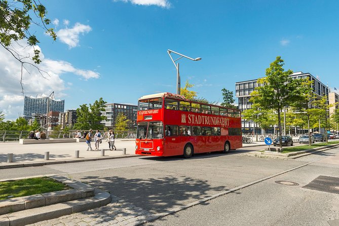 Hamburg Hop-on-Hop-off Tour, Harbor and Lake Alster Cruise - The bus route, from harbor cranes to historic streets