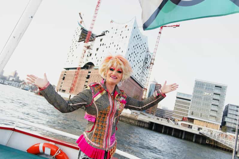 Hamburg: Party Harbor Cruise with Olivia Jones - Starting at Altona by the fish auction halls