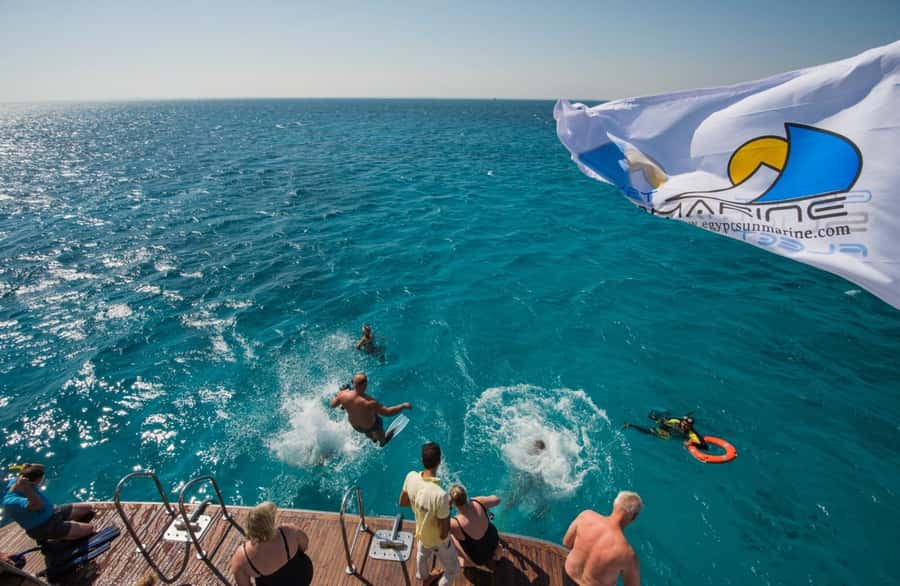 Hurghada: Luxury Orange Bay Cruise with Lunch and Pickup - The first snorkeling stop and Red Sea coral