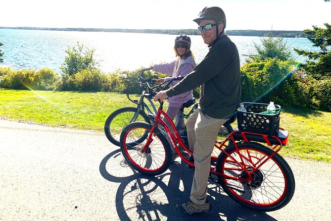 Joy Ride E-Bike Tour of Boothbay Harbor - A quiet pond beside an old Wawenock trail