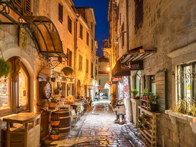 Kotor Cable Car and evening Boka Bay cruise: Kotor -Tivat - From Budva to the cable car station