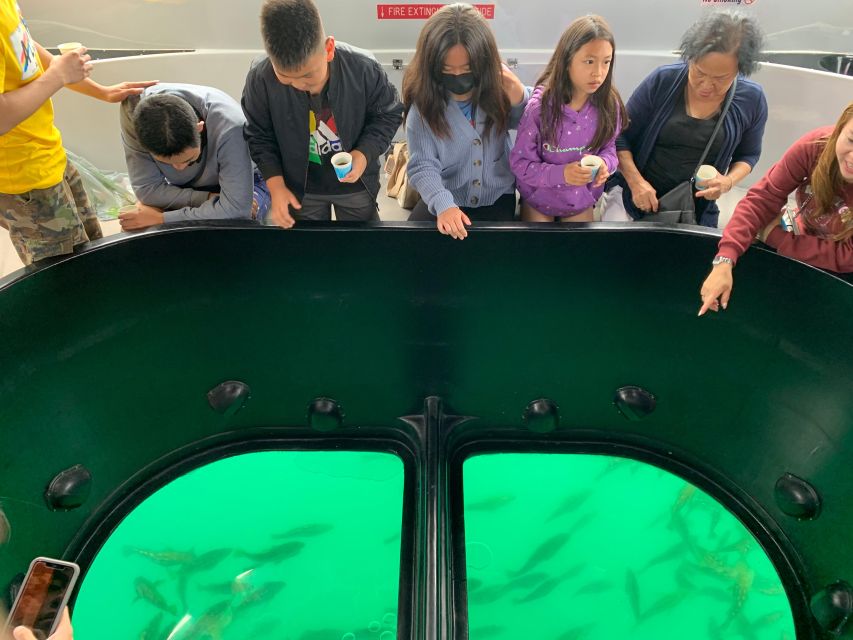 Long Beach: Glass Bottom Boat Harbor Ecotour - Port views, open water, and the Queen Mary