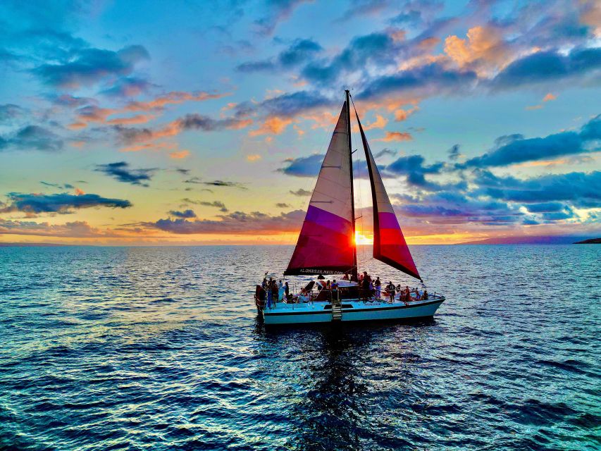 Maalaea Harbor: Sunset Sail on a Charming Hawaiin Catamaran - Sunset views, whale watching, and possible sea life