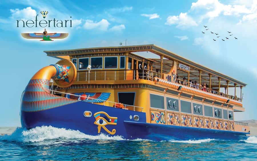 Marsa Alam: Nefertari Sunset Turtle Bay Cruise with Dinner - Dressing up as Egyptian royalty