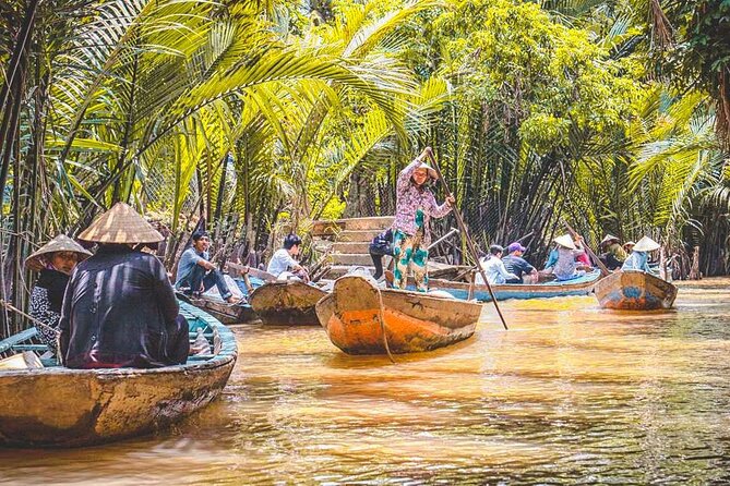 Mekong Delta from Cai Mep Thi Vai port of Phu My Cruise Harbor - Ben Tre coconut candy and the narrow canal