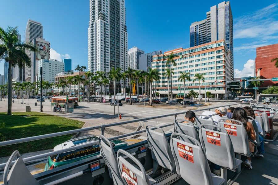 Miami: Half-Day Open-Top Bus Tour Plus Biscayne Bay Cruise - Starting at Bayside Marketplace
